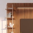 Ver imagem 6 de Estante para TV Home Theater 75" 100% MDF 254cm Vidro Reflecta Prateleiras LED Neon Float Canella