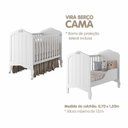 Ver imagem 4 de Berço Mini Cama Alegria Espresso Móveis Branco/Acetinado