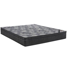 Colchão Viúva Ortobom Iso Molas Superpocket Ortopillow Preto/azul 128x188x35 - 1
