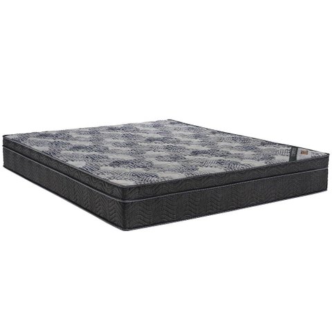 Colchão Viúva Ortobom Iso Molas Superpocket Ortopillow Preto/azul 128x188x35