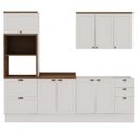 Ver imagem 4 de Armário de Cozinha Modulada 2,70m 9 Peças Iluminata Genialflex