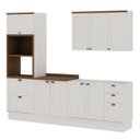 Ver imagem 3 de Armário de Cozinha Modulada 2,70m 9 Peças Iluminata Genialflex