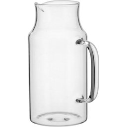 JARRA 23x16x16cm 1,5L BOROSILICATO TRANSPARENTE TAMPA INOX - 3