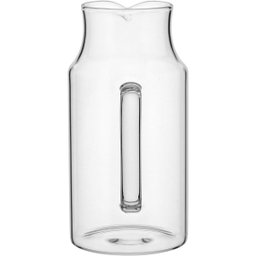 JARRA 23x16x16cm 1,5L BOROSILICATO TRANSPARENTE TAMPA INOX - 4