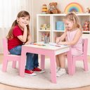 Ver imagem 6 de Mesa Infantil Madeira Mesinha Criança Rosa MDF Menina Escolar Brinquedoteca Estudos Moderna Multiuso
