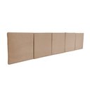 Ver imagem 1 de Cabeceira Painel para Cama Box Casal Queen Tecido Veludo - 1 Módulo 30x40cm Bege