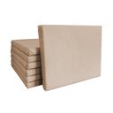 Ver imagem 4 de Cabeceira Painel para Cama Box Casal Queen Tecido Veludo - 1 Módulo 30x40cm Bege