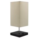 Ver imagem 4 de Abajur Luminaria de Mesa Quadrado e Interruptor Ref 49 Decoração Casa Sala Quarto Escritório Moveis