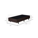 Ver imagem 3 de Base Cama Box Solteiro 88x188 Madeira Eucalipto Resistente Suporta 150kg/m² com Pés