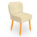 Ver imagem 4 de Kit Cadeira Pétala para Sala de Jantar Confortável e Reforçada Suede