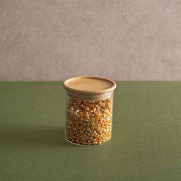 Kit 2 Potes Vidro Hermético Redondo 400ml Tampa Bambu Oikos - 7