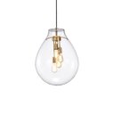 Ver imagem 1 de Lustre Pendente Skylight Tommy 3039 G E27 Bivolt Dourado/transparente