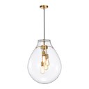 Ver imagem 3 de Lustre Pendente Skylight Tommy 3039 G E27 Bivolt Dourado/transparente