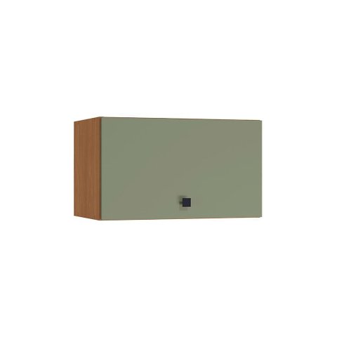 Armário Aéreo Kappesberg Pixel 1 Porta Basculante Tapajós/Verde Frevo 60cm