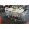 Conjunto 4 Cadeiras Jantar Moderna Design Lançamento:azul/champagne - 7