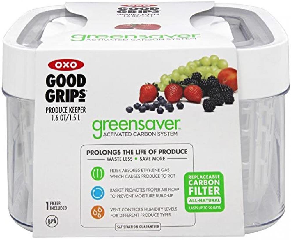 Pote Greensaver Oxo Transparente 1.5l Plástico - 2