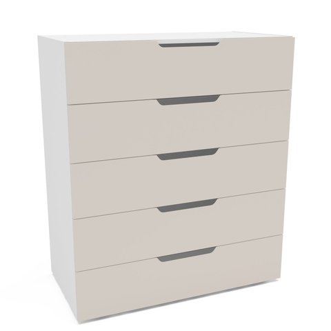 Cômoda 5 Gavetas 90cm Madri Politorno Móveis
