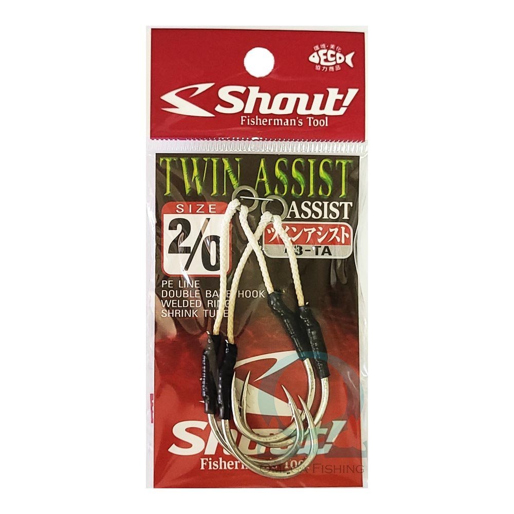 Suporte Hook Shout Twin Assist 43-TA Aicas 2/0 - 4