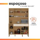 Ver mais imagens de Armário de Cozinha Compacta 5 Portas 3 Nichos Mandala Madeirado/off White
