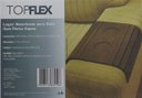 Ver mais imagens de Kit 2 un Bandeja Apoio Braço Sofá Esteira Flexível Madeira MDF Grosso 6mm Porta Copos Marrom Tabaco