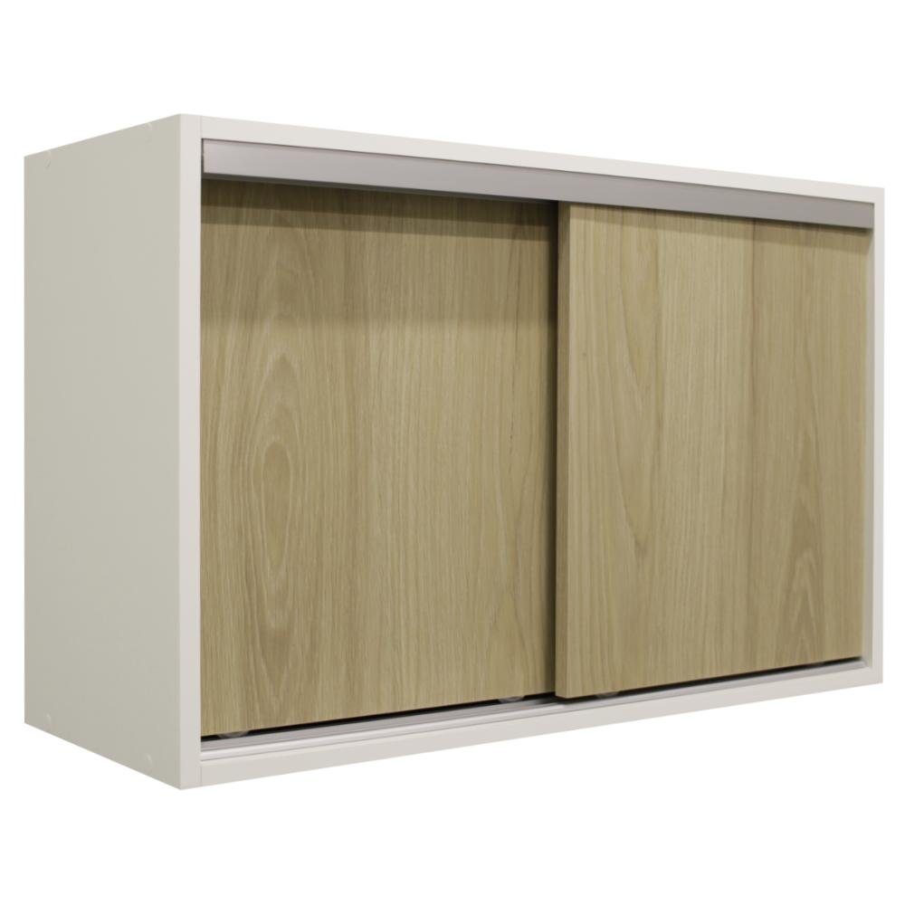 Armário Aéreo Multiuso 70cm 2 Portas de Correr 100% Mdf