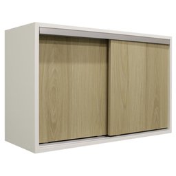 Armário Aéreo Multiuso 70cm 2 Portas de Correr 100% Mdf - 1