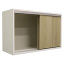 Ver imagem 4 de Armário Aéreo Multiuso 70cm 2 Portas de Correr 100% Mdf