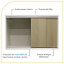 Ver imagem 3 de Armário Aéreo Multiuso 70cm 2 Portas de Correr 100% Mdf