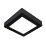 Plafon Led Sobrepor Valencia 16w 26x26 3000k Preto Bivolt - 1