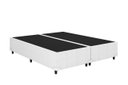 Ver imagem 1 de Base Box Casal Bipartido Corino Branco 138x188