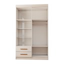 Ver imagem 5 de Guarda-Roupa Infantil Lisboa 4 Portas 2 Gavetas com Espelho Branco - Panorama Móveis