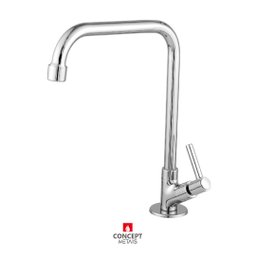 Torneira Cozinha/lavatório Giratória Cano Alto Bica Móvel Bancada Metal Concept Metais 2268 - 2