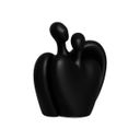 Ver imagem 6 de Escultura Decorativa de Mesa de Cerâmica Preto Fosco Romance