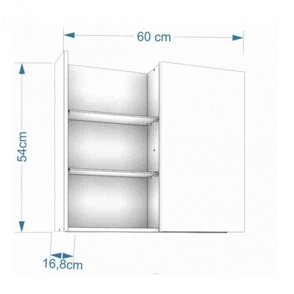 Conjunto para Banheiro Gabinete com Cuba 1 Gaveta 1 Porta e Espelheira Treviso Espresso Móveis - 11