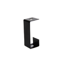 Ver imagem 1 de Kit 3 Peças Gancho Curto Perfilado 38x38 Mm Cor Preta