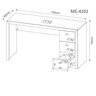 Escrivaninha Mesa Escritório 3 Gavetas Me4102 - 12