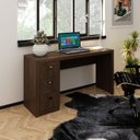 Ver imagem 2 de Escrivaninha Mesa Escritório 3 Gavetas Me4102