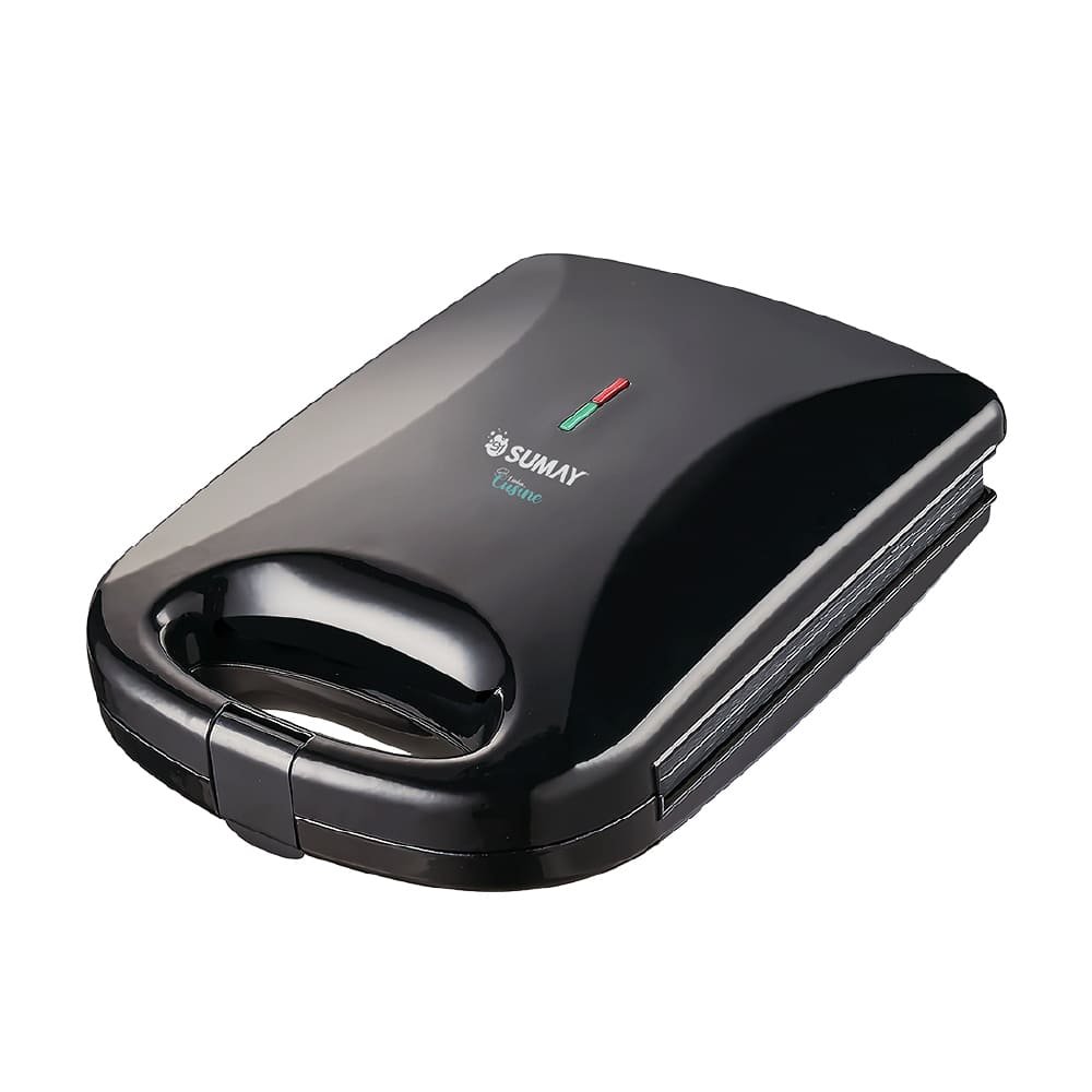 Super Grill Elétrico Sumay Cusine Chapas Antiaderente 1200w-preto - 220v