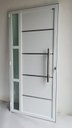 Ver imagem 1 de Porta de Alumínio 210 x 90 Com Vidro - Lambri Simples