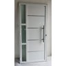 Porta de Alumínio Lambri Simples 210x90 C/ Puxador e Vidro - 3