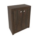 Ver imagem 5 de Balcão para Escritório 60cm com 2 Portas e 1 Prateleira ME4103 Marrom/Rustico