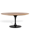 Ver imagem 1 de Mesa de Jantar Tulipa Saarinen Oval 235x122cm Mezzo Castani - Preto