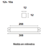 Fonte para Led 12v 10a Slim - 2