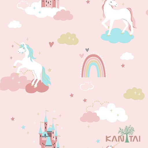 Papel de Parede Kids Unicornio - 1