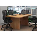 Ver imagem 3 de Mesa Diretor Escritório ME4119 Amêndoa - Tecno Mobili