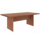 Ver imagem 1 de Mesa Diretor Escritório ME4119 Amêndoa - Tecno Mobili