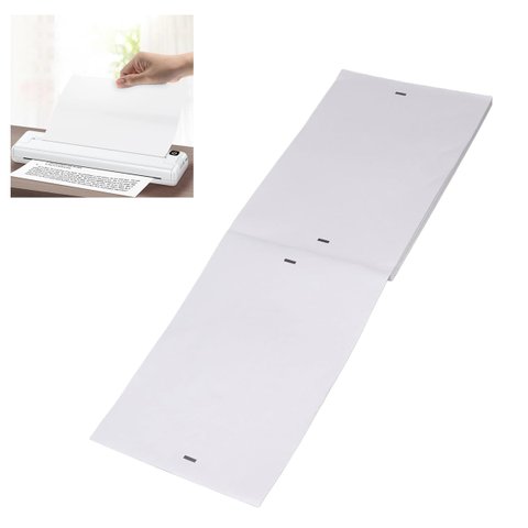 Papel Termico 100 Folhas A4 Impressora Termica Bluetooth Trabalho Processo Lista Nota Advogado Açao 