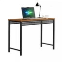 Ver imagem 1 de Escrivaninha para Estudos Mesa Escritório Home Office Estilo Industrial Moderna - Amadeirado