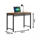 Ver mais imagens de Escrivaninha para Estudos Mesa Escritório Home Office Estilo Industrial Moderna - Amadeirado