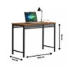 Escrivaninha para Estudos Mesa Escritório Home Office Estilo Industrial Moderna - Amadeirado - 8